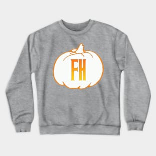 Fall Horsmen YouTube Logo-White Crewneck Sweatshirt